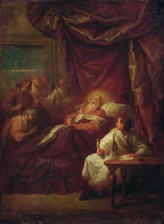 La mort de Saint Ambroise